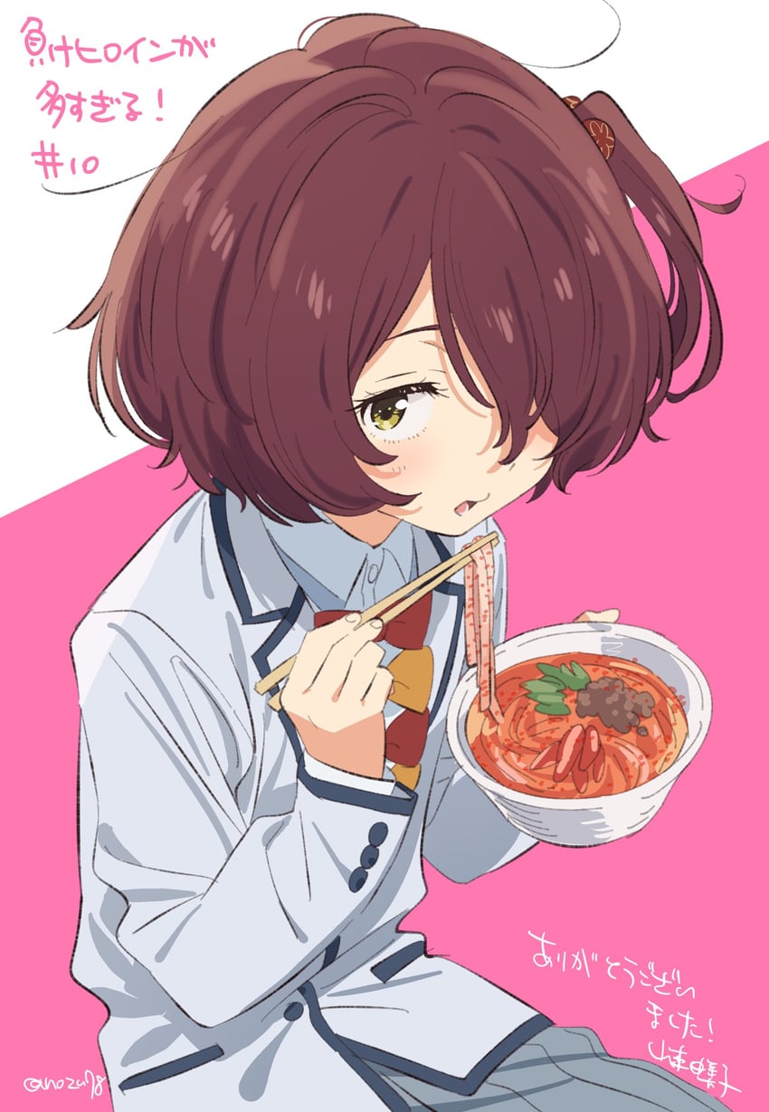 komari chika (make heroine ga oo sugiru!) drawn by tokira_nozumi