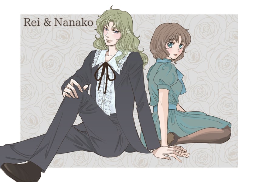 asaka rei and misonoo nanako (oniisama e...) drawn by y0229