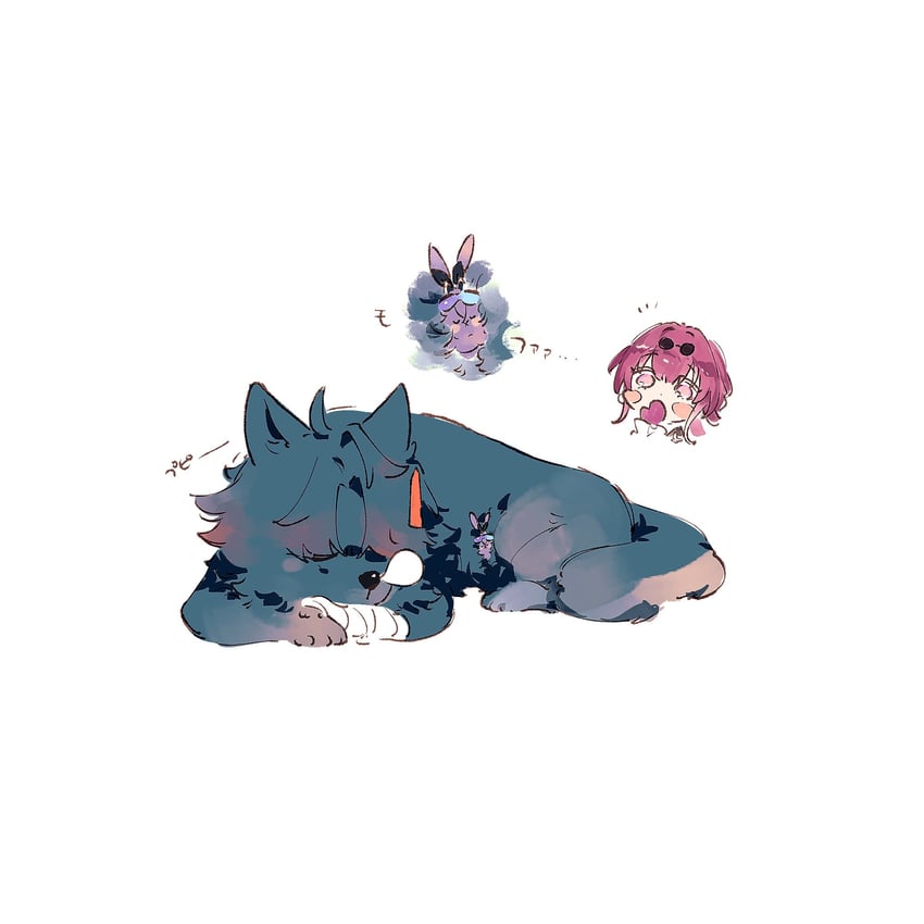 kafka, silver wolf, and blade (honkai and 1 more) drawn by sorako_(yoshida_t)
