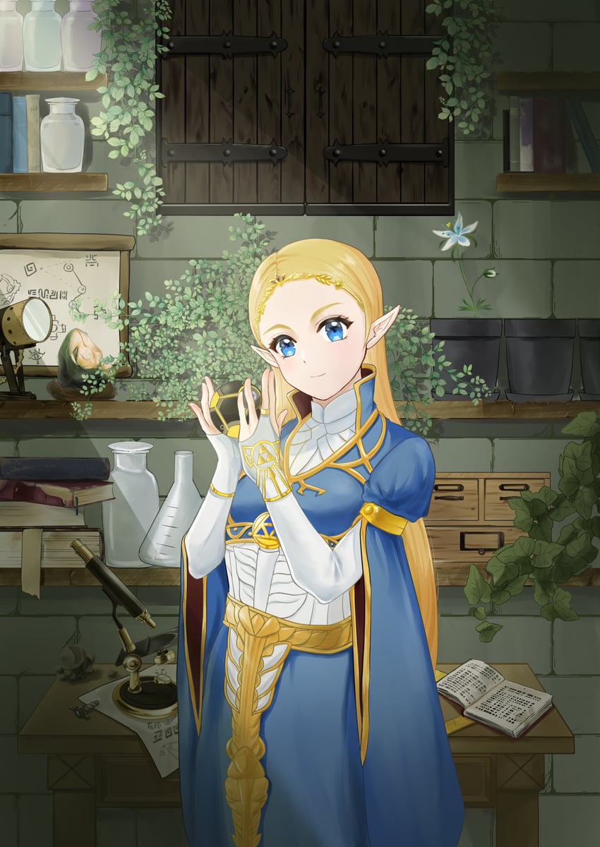 princess zelda (the legend of zelda and 1 more) drawn by kana_(kkk021109)