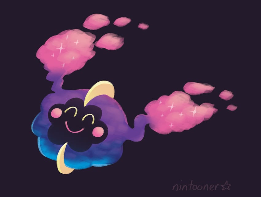 cosmog (pokemon) drawn by nintooner