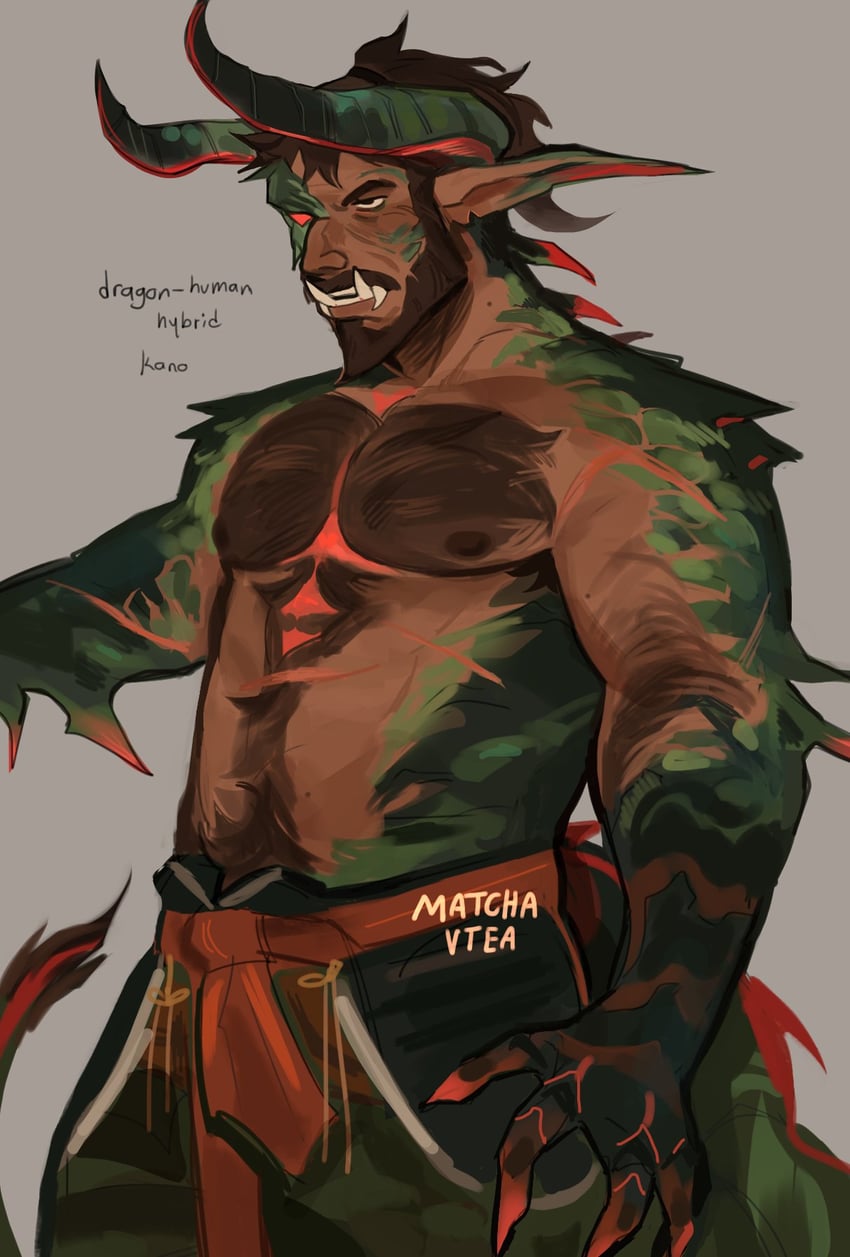 kano (mortal kombat and 1 more) drawn by ven_(matchavtea)