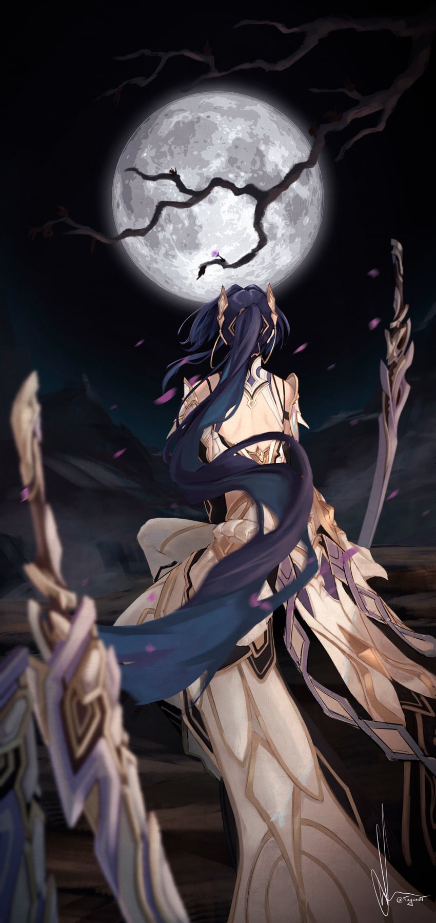 raiden mei (honkai and 1 more) drawn by tagcaat
