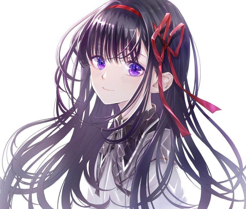 akemi homura (mahou shoujo madoka magica) drawn by riri_(ririwaldorf)