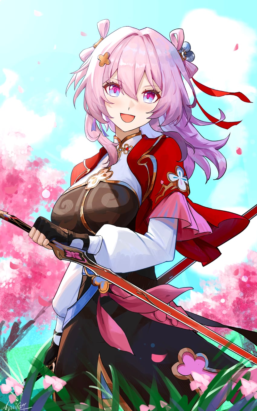 march 7th (honkai and 1 more) drawn by aquilar