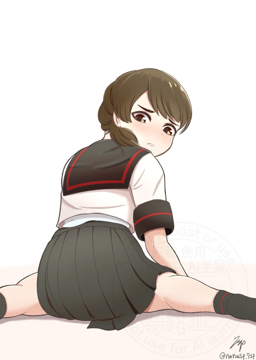uranami and uranami kai ni (kantai collection) drawn by nanasp_7sp