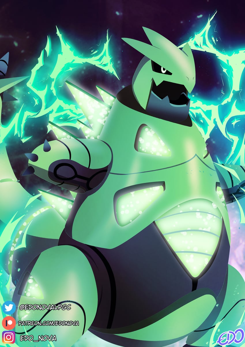 iron thorns (pokemon) drawn by edo_nova