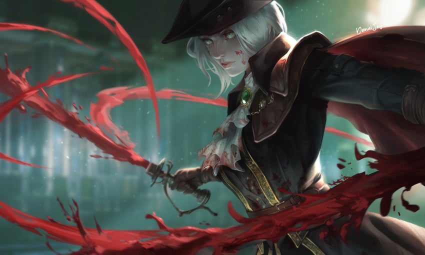 lady maria of the astral clocktower (bloodborne and 1 more) drawn by danieljoyniel