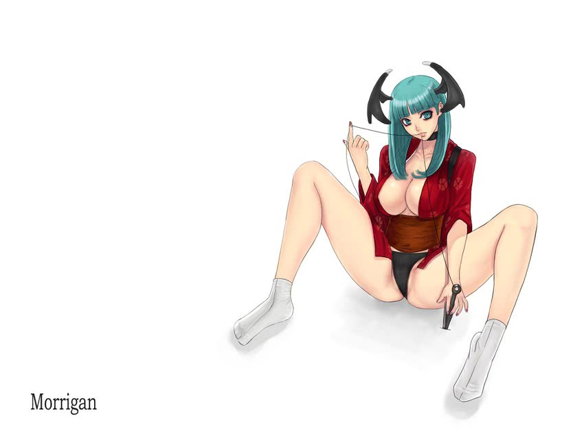 morrigan aensland and kurenai (darkstalkers and 1 more) drawn by ark_(morita_hitomi)