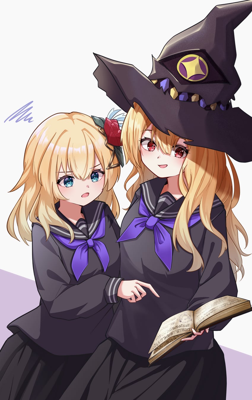 daria and eleanor (shingeki no bahamut and 1 more) drawn by yurihasu