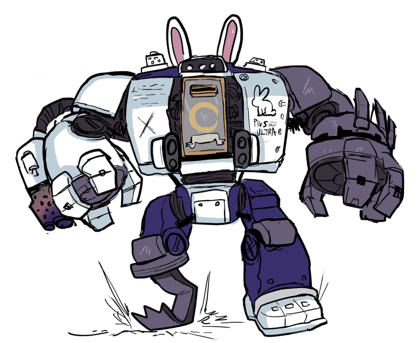 mirko (boku no hero academia and 1 more) drawn by japvs