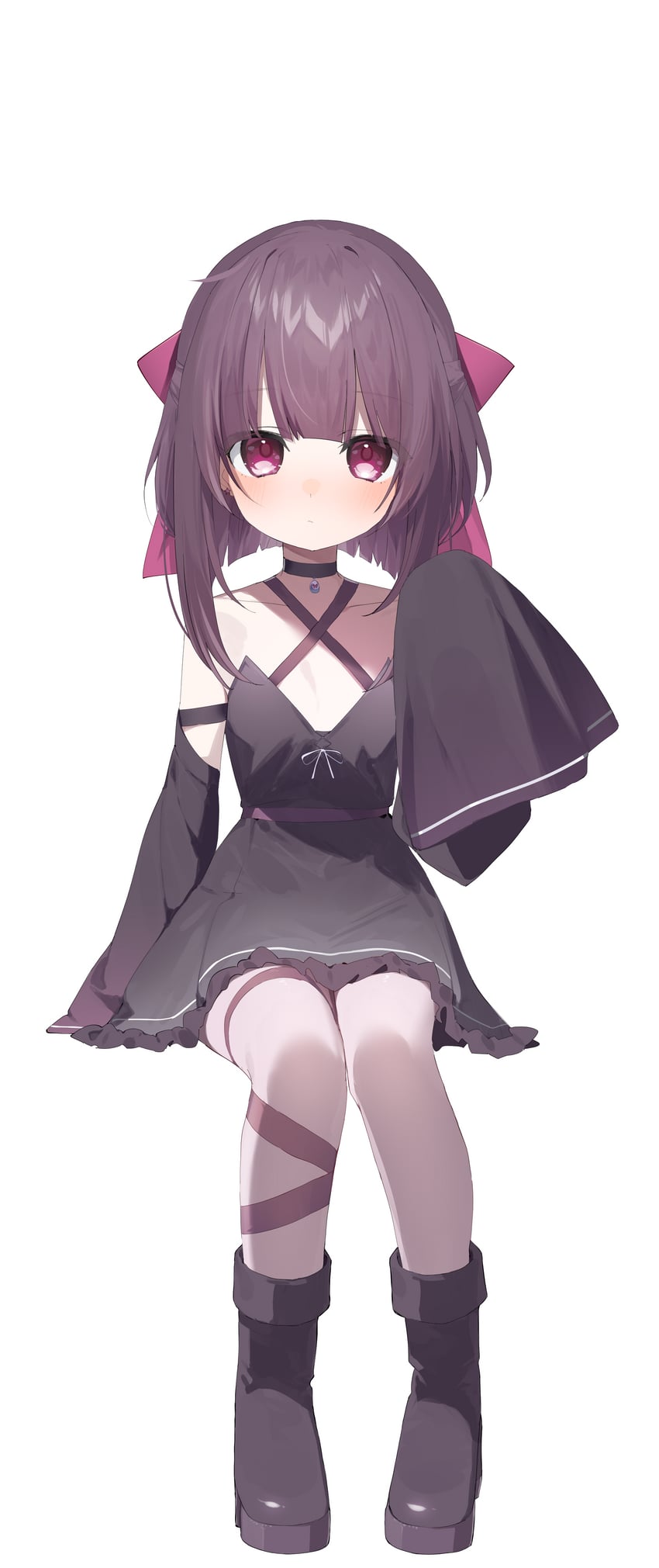 fallenshadow (indie virtual youtuber) drawn by buran_buta