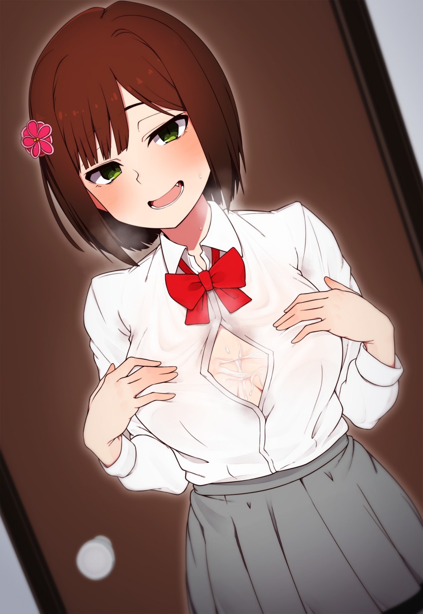 maekawa miku (idolmaster and 1 more) drawn by minakamirin