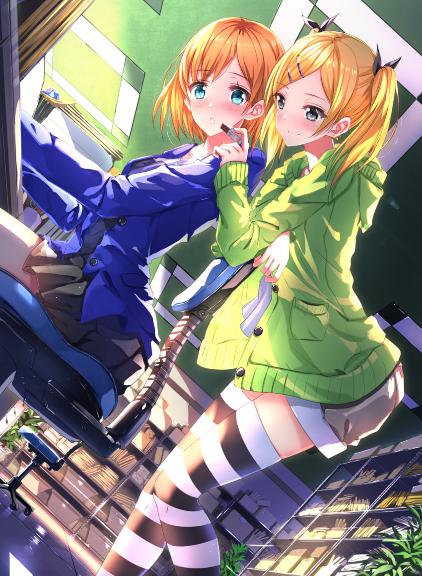 miyamori aoi and yano erika (shirobako) drawn by swordsouls