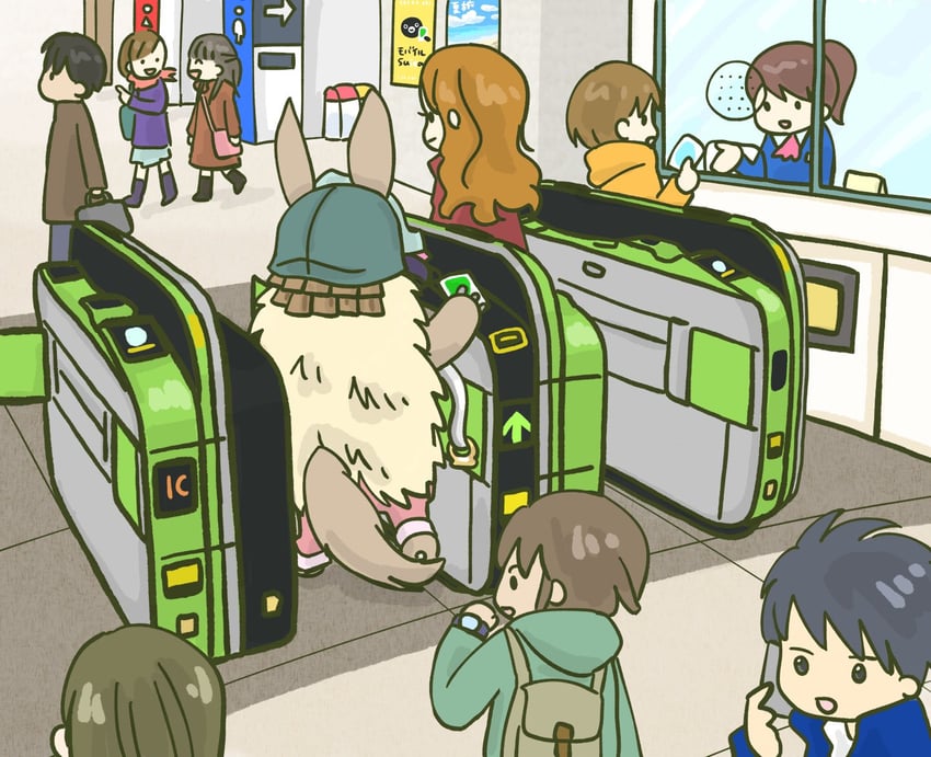 nanachi and suica penguin (made in abyss and 2 more) drawn by novlom