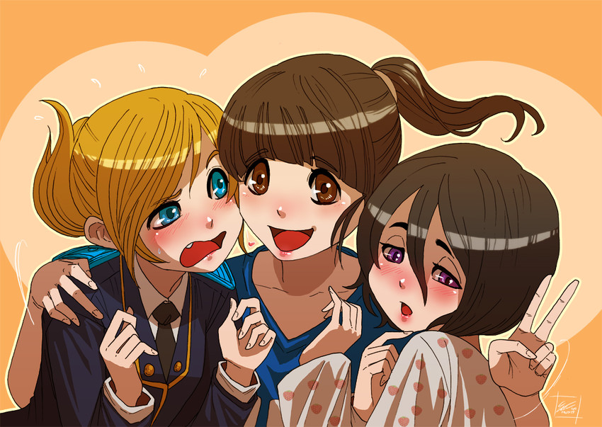 natalia poklonskaya, sabina altynbekova, and katya lischina (real life) drawn by cirenk