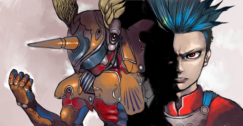red and alkaiser (saga and 1 more) drawn by junjunforever