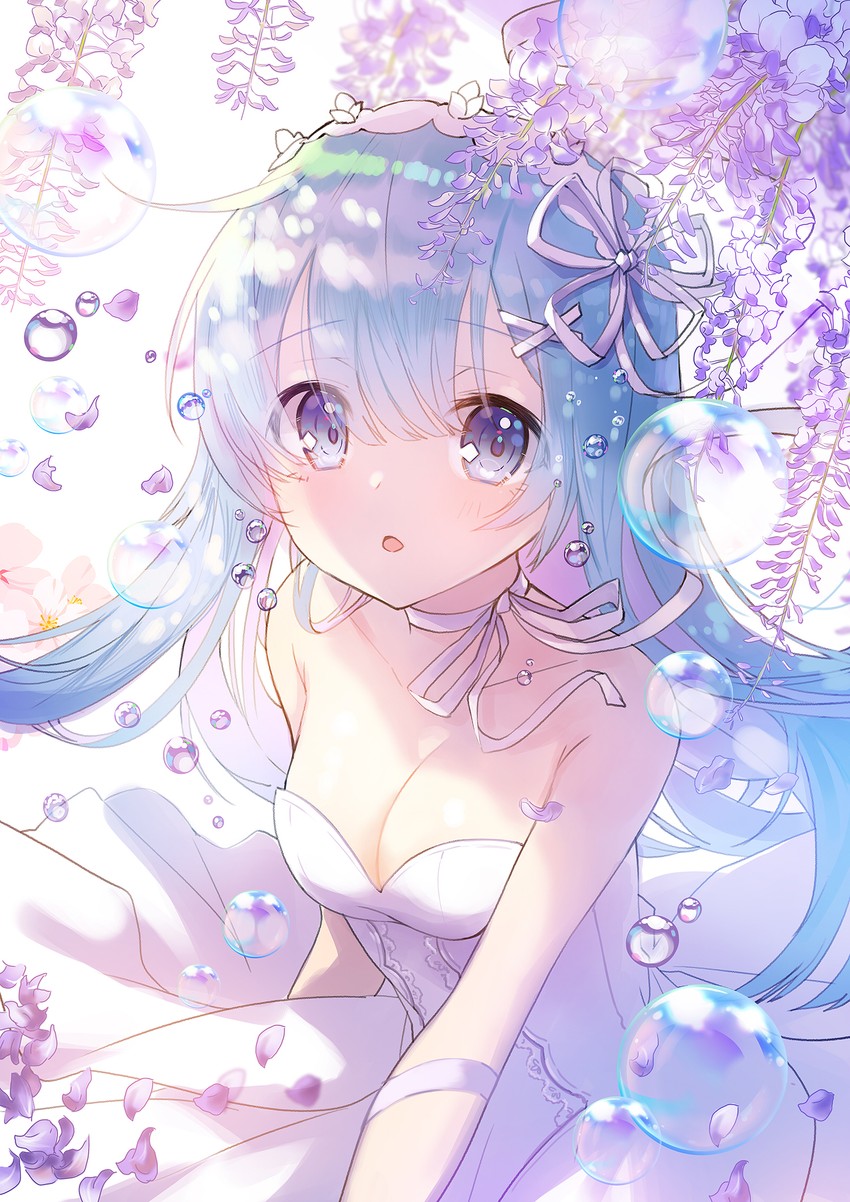 rem (re:zero kara hajimeru isekai seikatsu) drawn by apple_caramel
