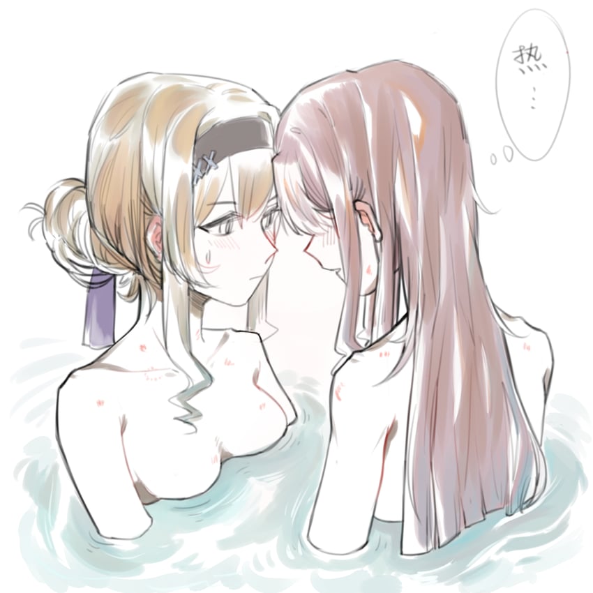 saijou claudine and tendou maya (shoujo kageki revue starlight) drawn by ninewood0628