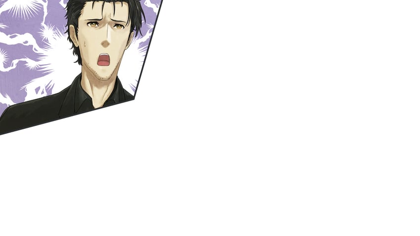 okabe rintarou (steins;gate and 1 more) drawn by huke