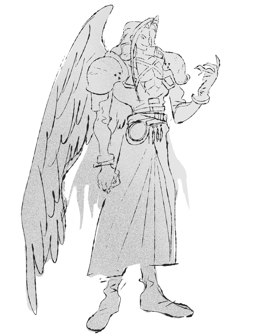 sephiroth (final fantasy and 3 more) drawn by jaysoysaucee