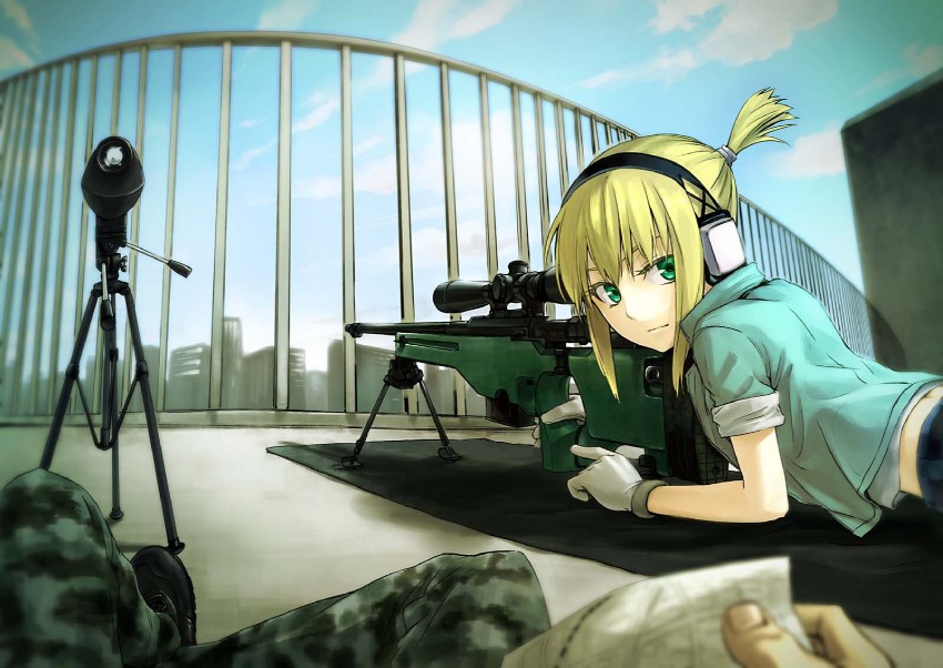 iris (material sniper) drawn by gou_(double_trigger)