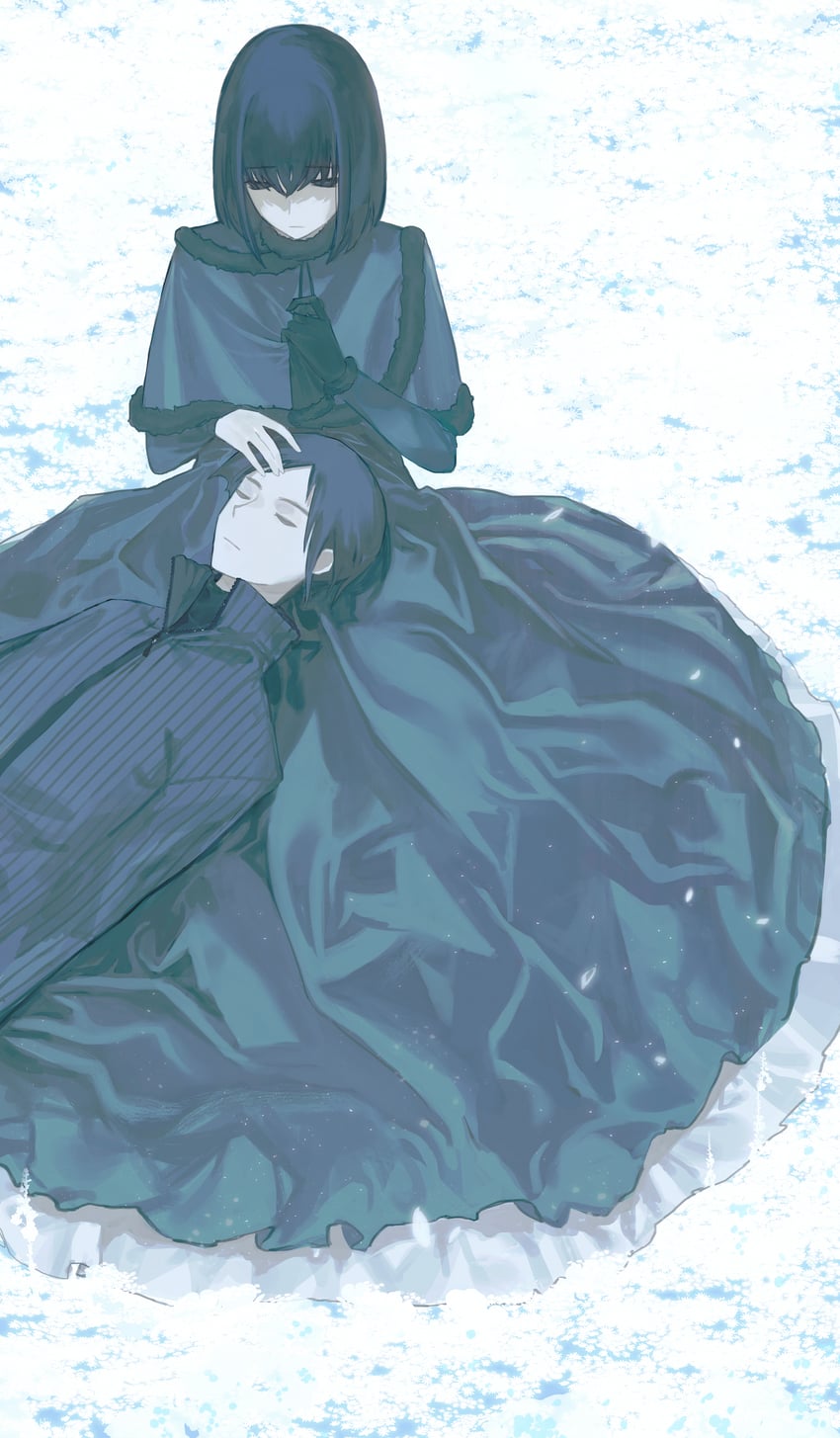 kuonji alice and shizuki soujuurou (mahou tsukai no yoru and 1 more) drawn by yuishironeko
