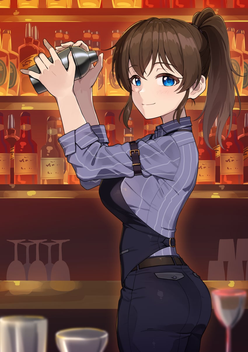 satake minako (idolmaster and 2 more) drawn by kamille_(vcx68)