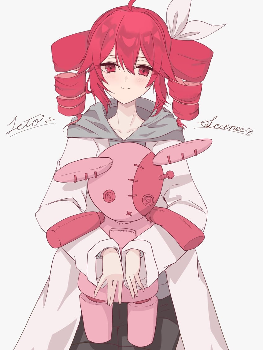 kasane teto (utau and 2 more) drawn by ramie_li
