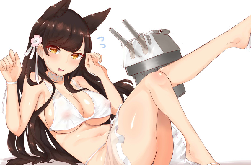 atago (azur lane) drawn by makano_mucchi