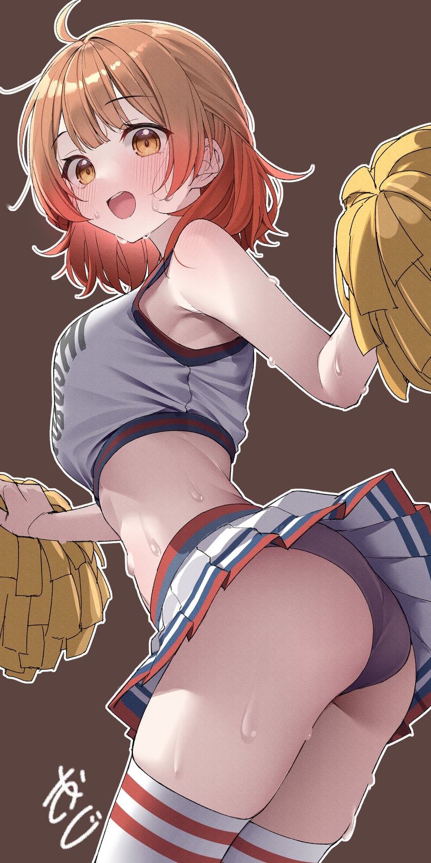hanami ume (idolmaster and 1 more) drawn by kawai_ritsu_(rits_meg)