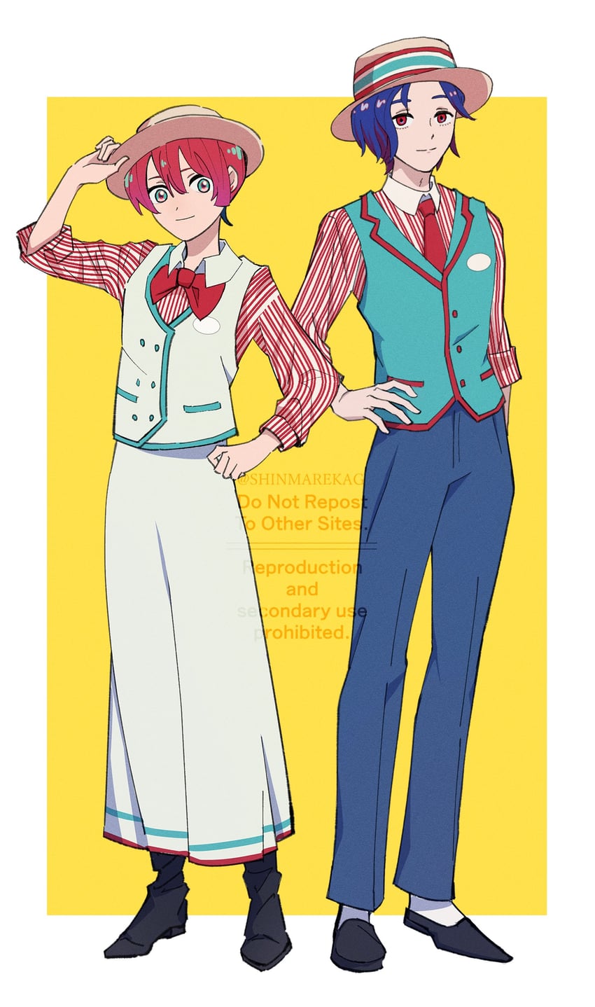amate yuzuriha and shuji ito (gundam and 1 more) drawn by shinmarekag