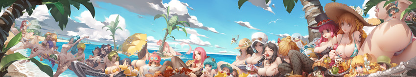 nami, nico robin, boa hancock, perona, nefertari vivi, and 30 more (one piece) drawn by b.bor
