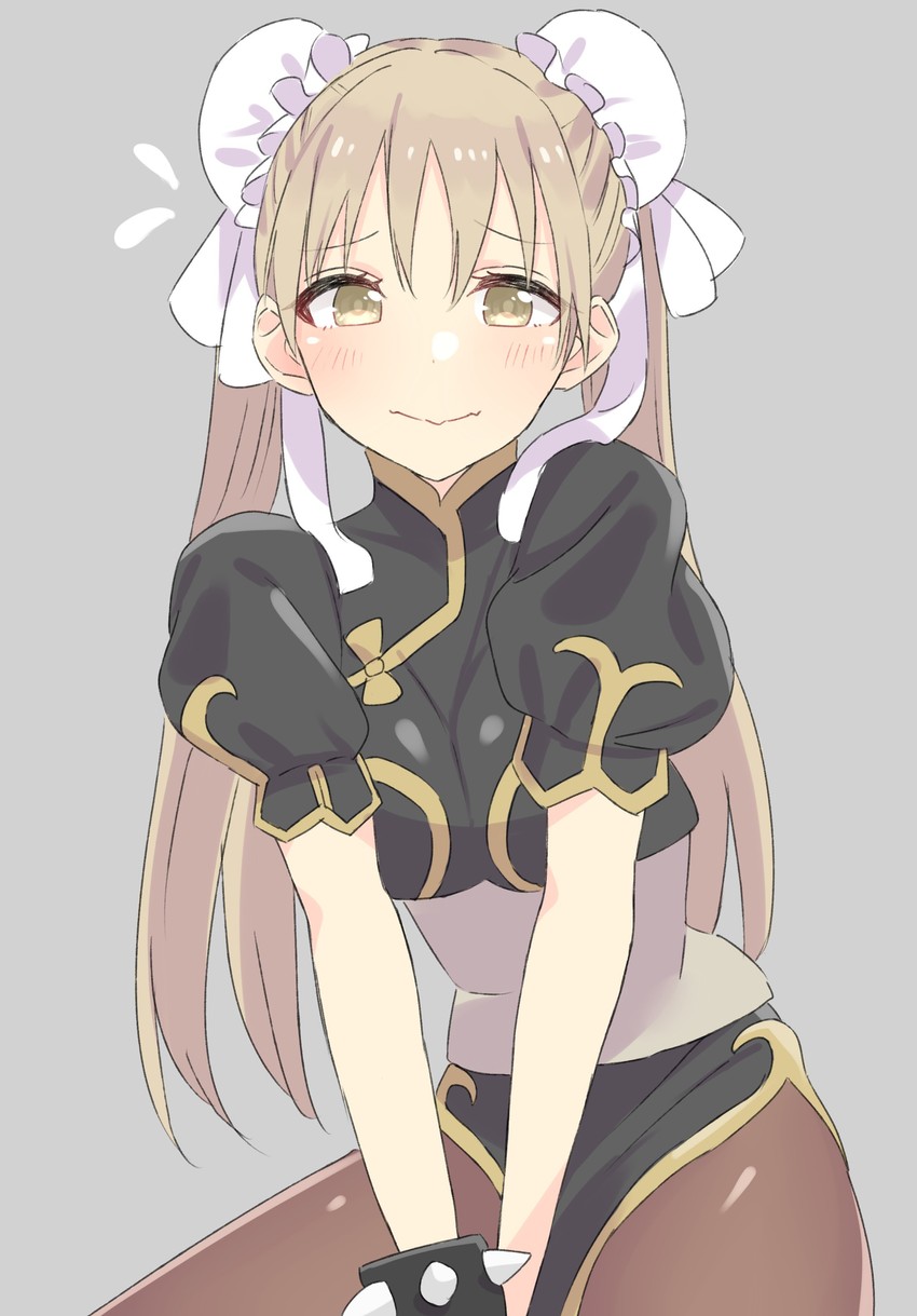 chun-li and sister claire (nijisanji and 1 more) drawn by nico_dot
