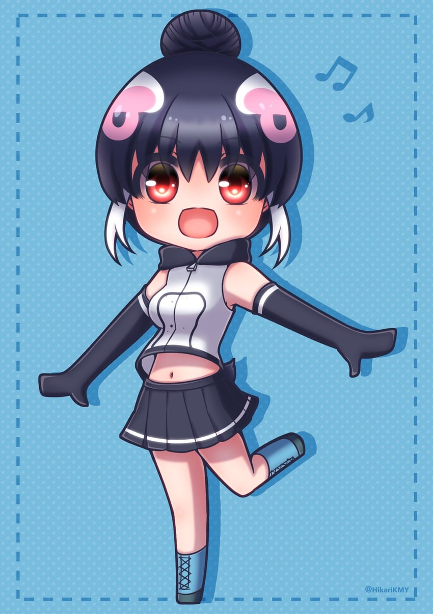 african penguin (kemono friends and 1 more) drawn by hikarikmy