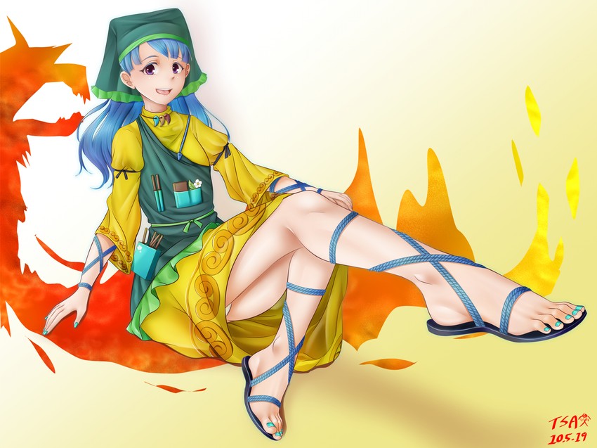 haniyasushin keiki (touhou and 1 more) drawn by tsa