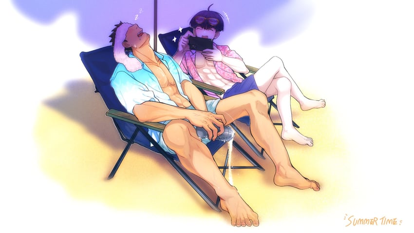 hoshina soshiro and hibino kafka (kaijuu no. 8) drawn by andre_kitami