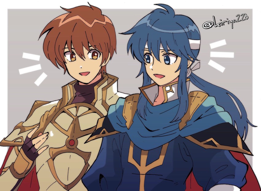 seliph and leif (fire emblem and 3 more) drawn by kiriya_(552260)