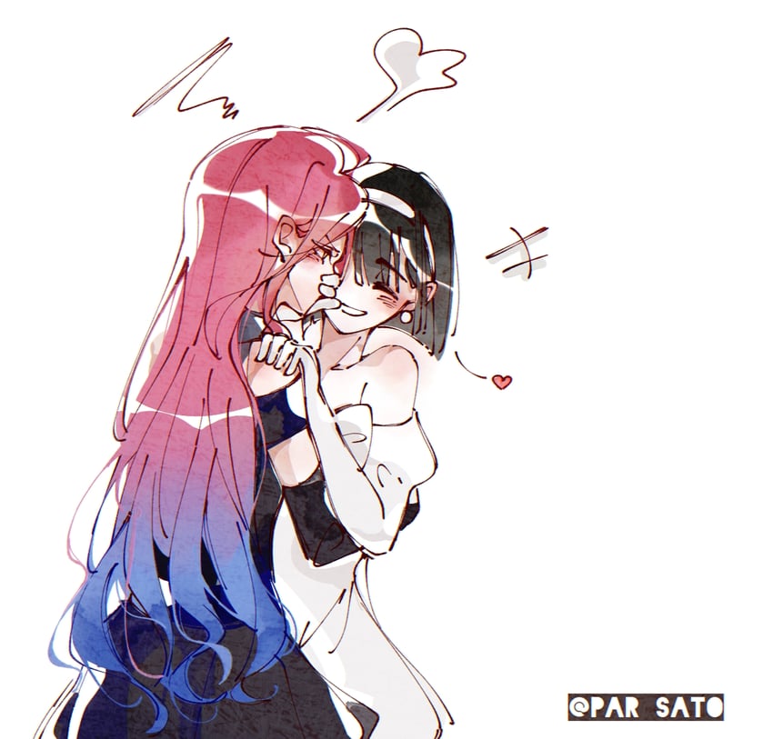 sua and mizi (alien stage) drawn by par_sato