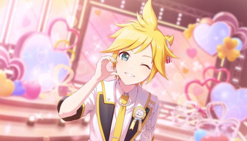 kagamine len and more more jump! len (vocaloid and 1 more) drawn by colorful_palette