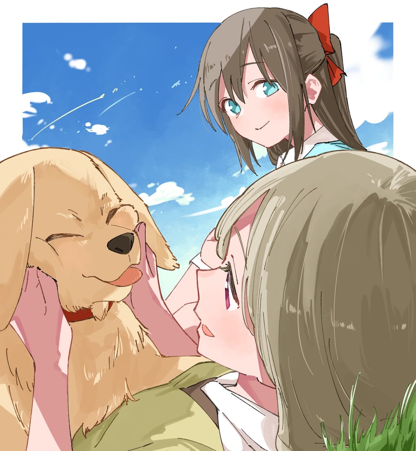 osaka shizuku, nakasu kasumi, and ophelia (love live! and 1 more) drawn by haruruhaharur