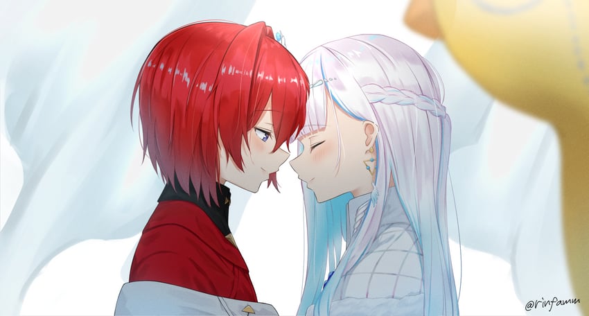lize helesta, ange katrina, and sebastian piyodore (nijisanji) drawn by rinfamm