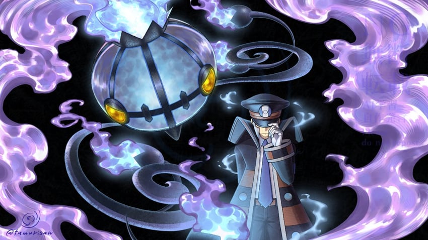 ingo and chandelure (pokemon and 1 more) drawn by tumurisan