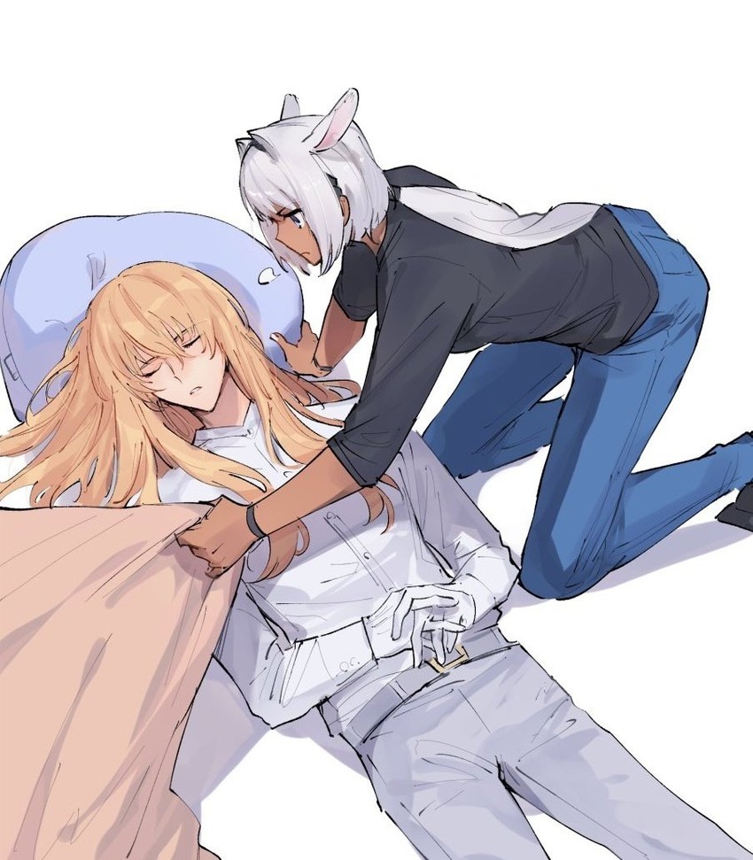 caenis and kirschtaria wodime (fate and 1 more) drawn by sabamori