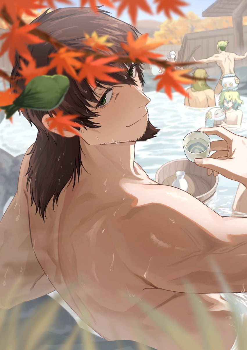 achilles, hector, penthesilea, chiron, paris, and 1 more (fate and 1 more) drawn by koniko0907