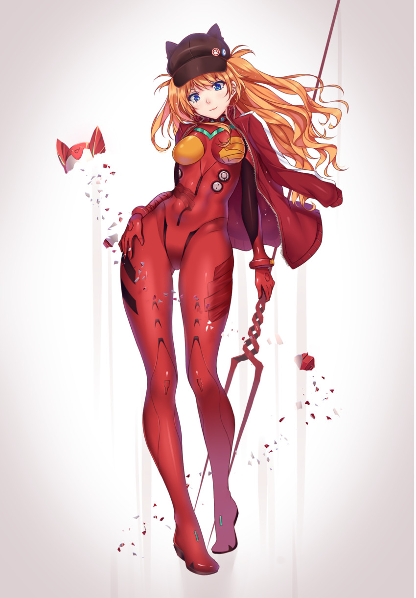 souryuu asuka langley (neon genesis evangelion and 2 more) drawn by sanbaisoku_ikaros