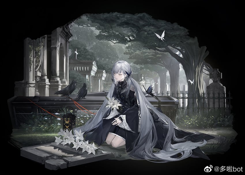 clotho (girls' frontline and 1 more) drawn by doren and meru02295238