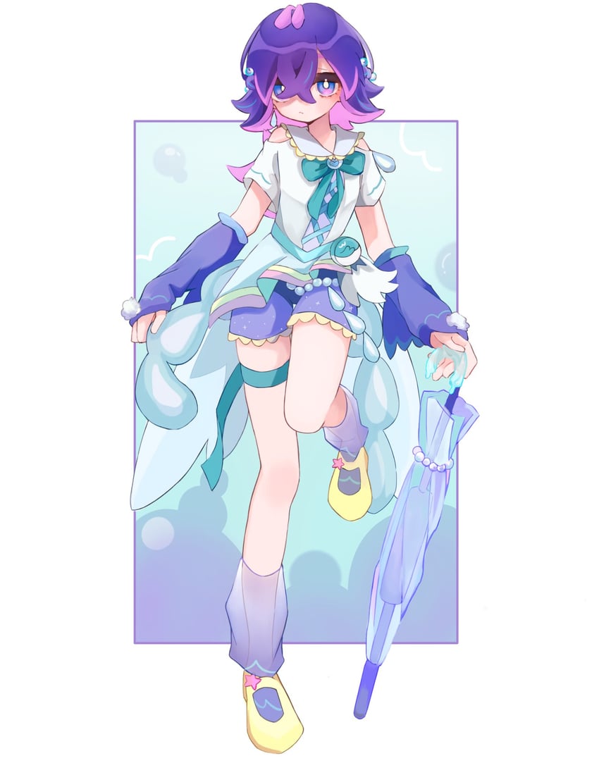 dot and quaquaval (pokemon and 2 more) drawn by ponoti_414