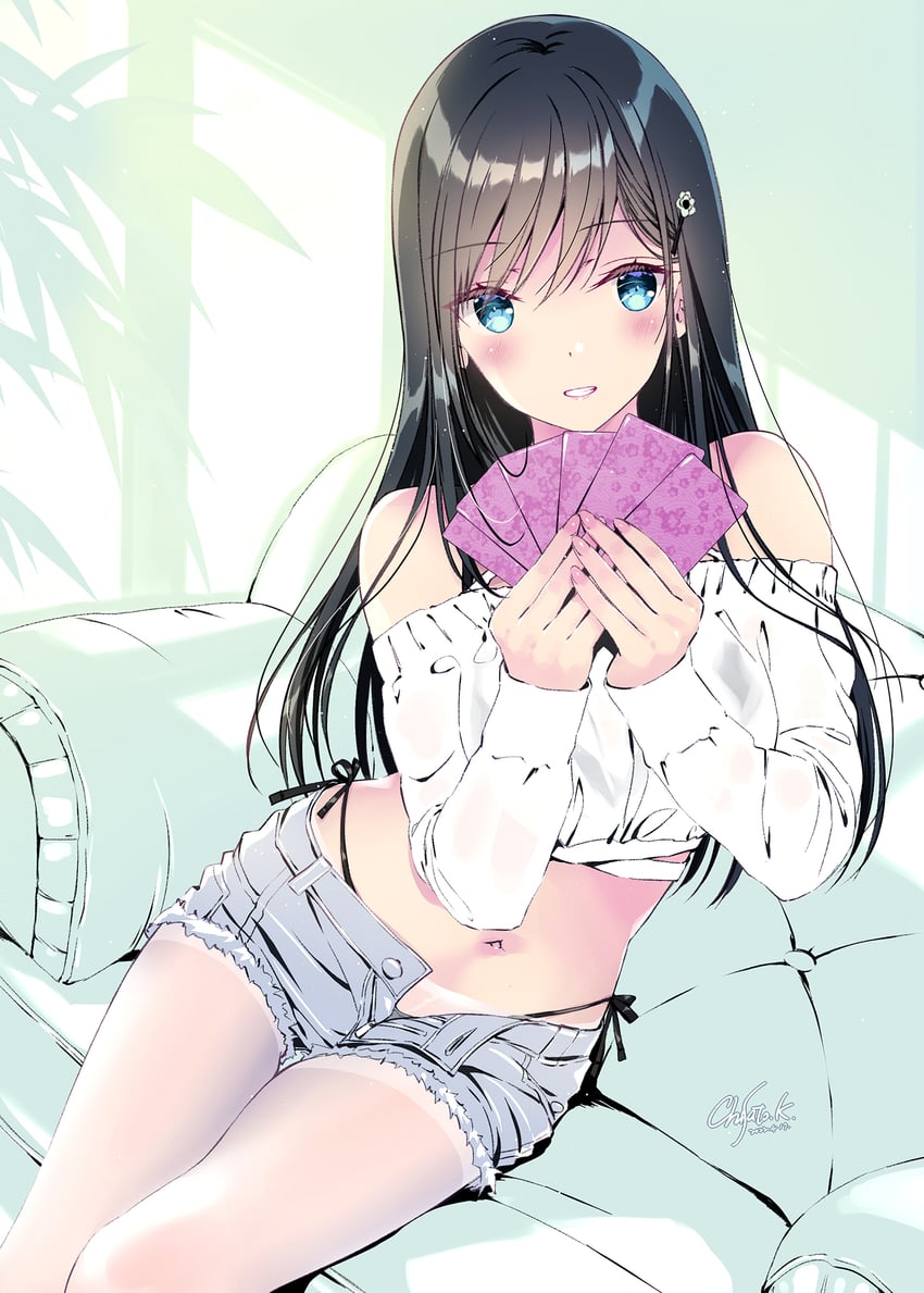 kuroe misa (shuu 4 de heya ni asobi ni kuru koakuma girl ha kubittake!) drawn by kobayashi_chisato