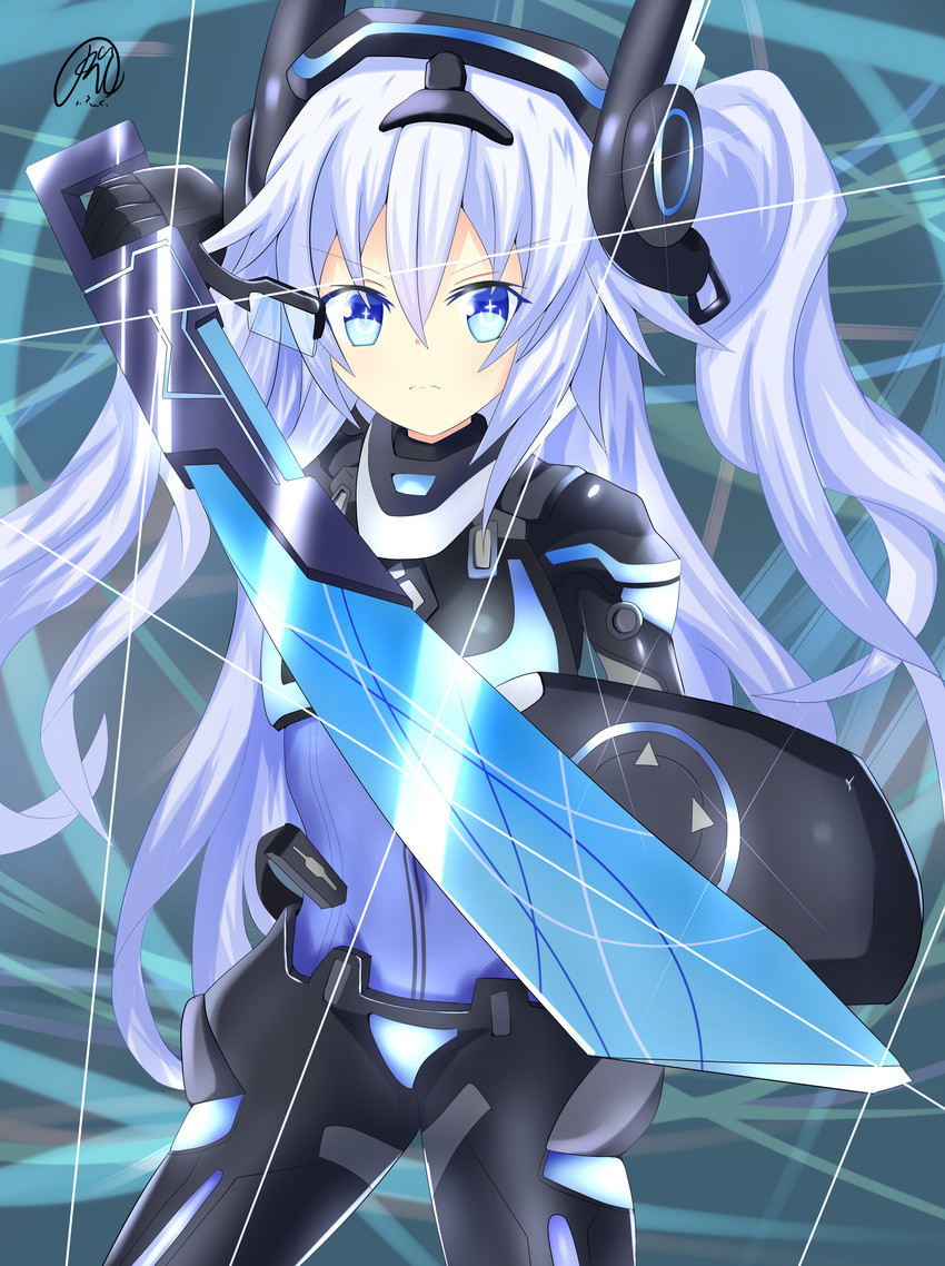black heart and next black (neptune) drawn by nozoshi_(chocolathope)